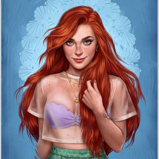 Ariel  Fantasy Art