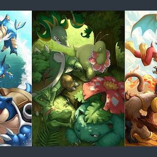 the starters of pokemon