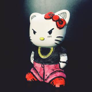 Rock out hello kitty