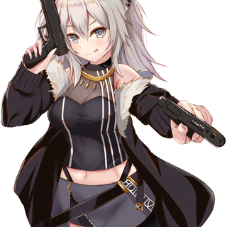 Arctic fox anime girl