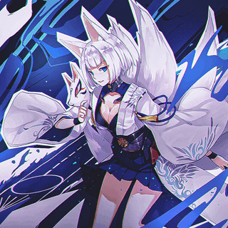 Arctic fox anime girl