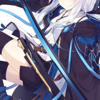 Arctic fox anime girl