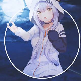 Arctic fox anime girl