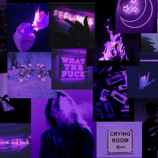 black and purple aesthetic~