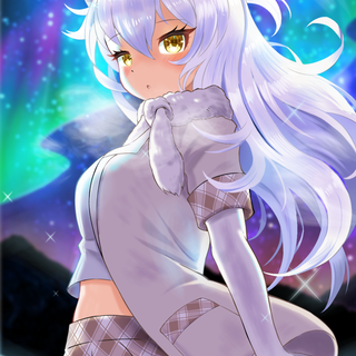 Arctic fox anime girl