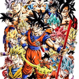 The Evolution Of Son Goku