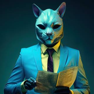 Cat as Auditor Artwork