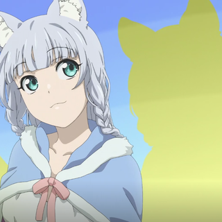Arctic fox anime girl