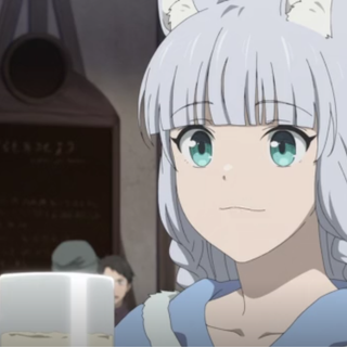 Arctic fox anime girl