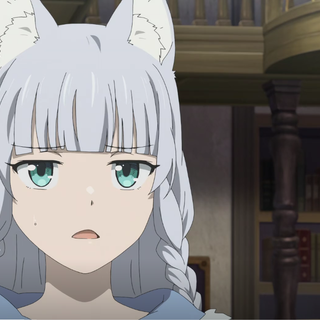Arctic fox anime girl