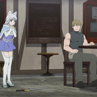 Arctic fox anime girl