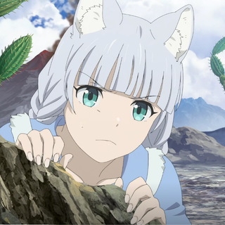 Arctic fox anime girl