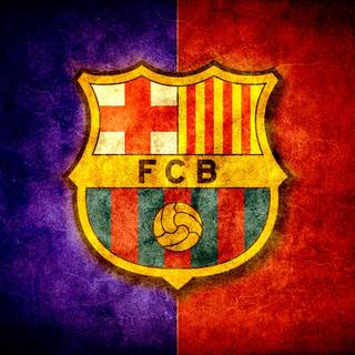 fc barca logo 4k wallpaper