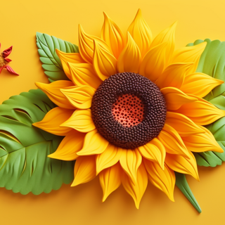 Happy Sunflower Wallpaper