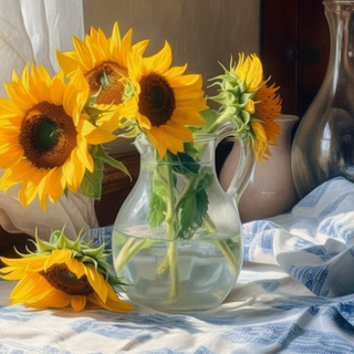 Happy Sunflower Wallpaper