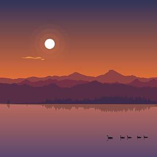 cool sunset wallpaper for desktop