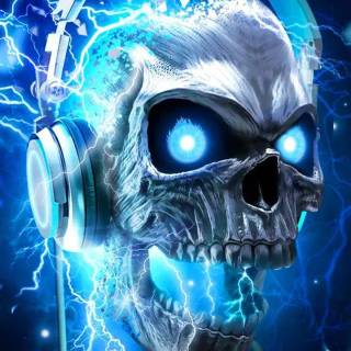 skeleton Music Wallpaper