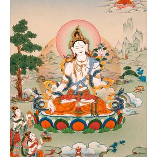 White Tara Thangka Enlightenment