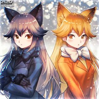 Silver Fox and fox