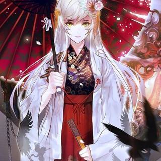 Arctic fox anime girl