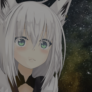 Arctic fox anime girl