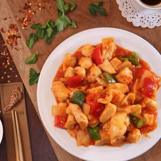 Chinese Chicken curry chilli chicken