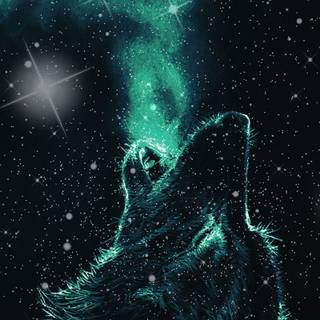 Neon wolf
