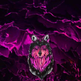Neon wolf