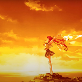 Anime girl HD 1080p wallpaper