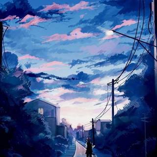 Anime girl HD 1080p wallpaper