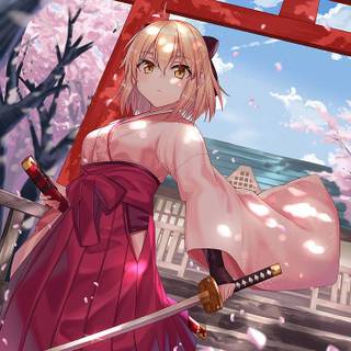 Anime girl HD 1080p wallpaper