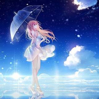 Anime girl HD 1080p wallpaper