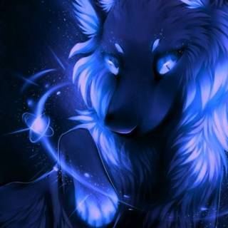 Neon wolf