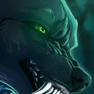 Neon wolf
