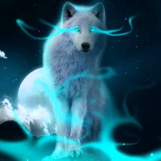 Neon wolf