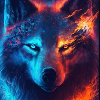 Neon wolf