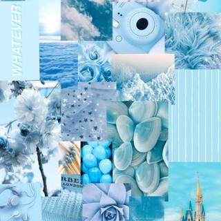Aesthetic Blue Collage