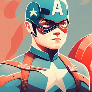 Captain America illustration art