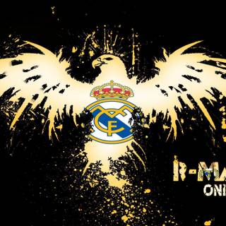 Real Madrid logo 4k wallpaper 