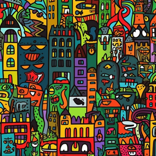 Vivid Pop Art Wallpaper