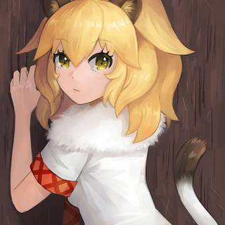 Lion anime girl