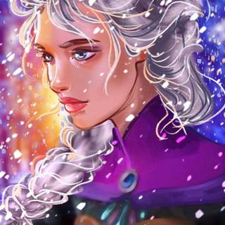 Elsa  Princess Art