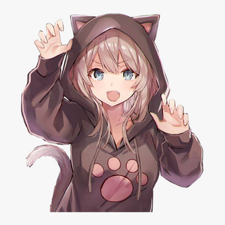 Katze Animes Mädchen