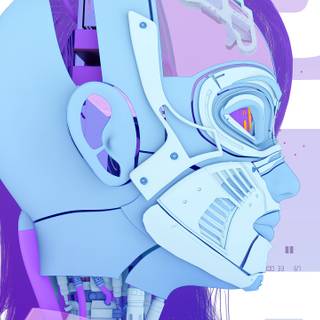 Chiptos X Mirai Female RLS 01 Boot Sequence Poster Computer Part Woman Poster