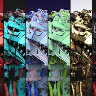 Chiptos X Zilla GodZilla Computer Part Robot Multiple