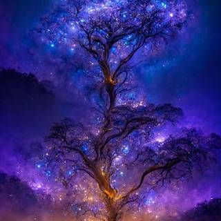 Fantasy tree wallpaper
