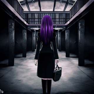 girl in a prison