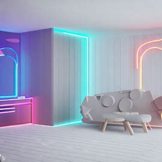 futuristic room