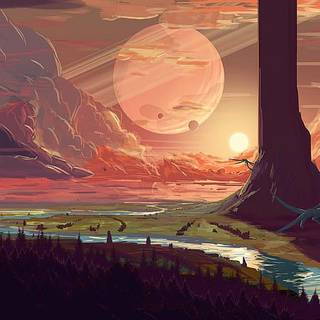 Fantasy world wallpaper