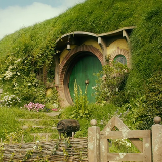 The Hobbit house wallpaper